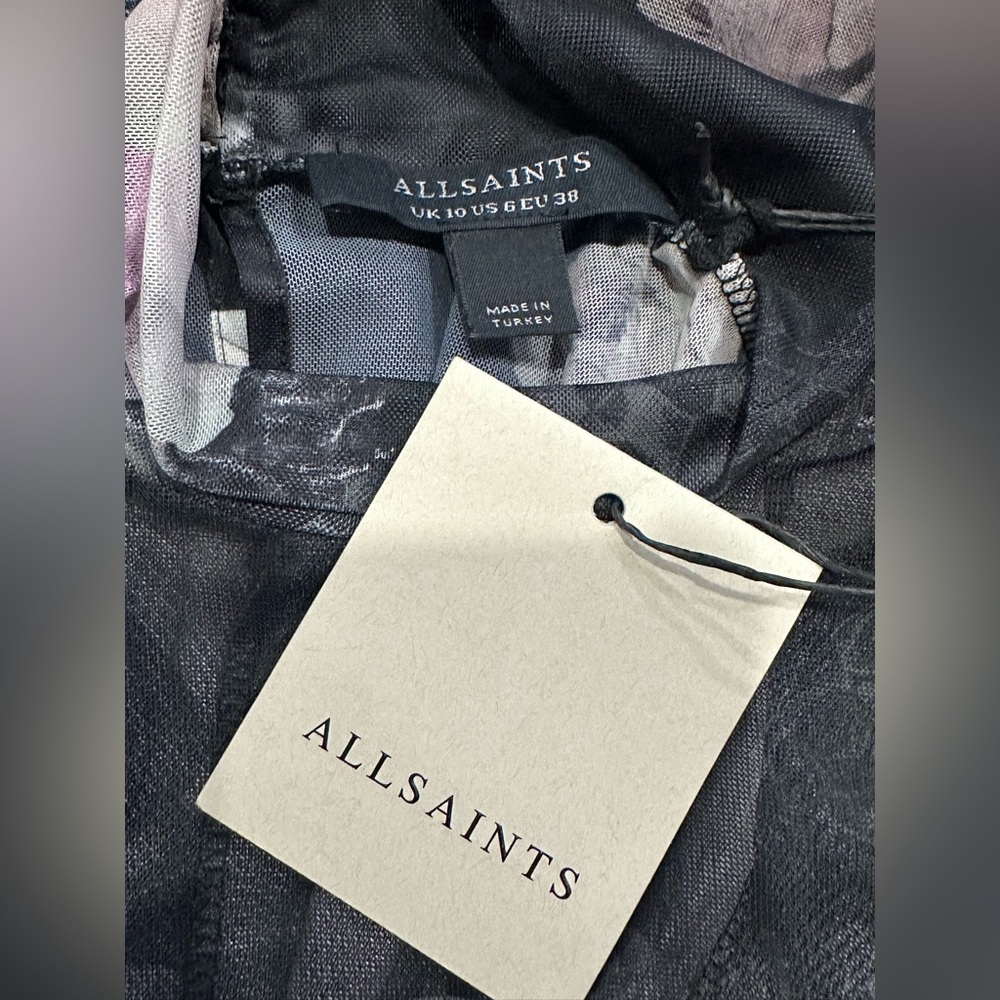 ALL SAINTS Elia Iris Micro-Mesh Bodysuit - Picture 13 of 16